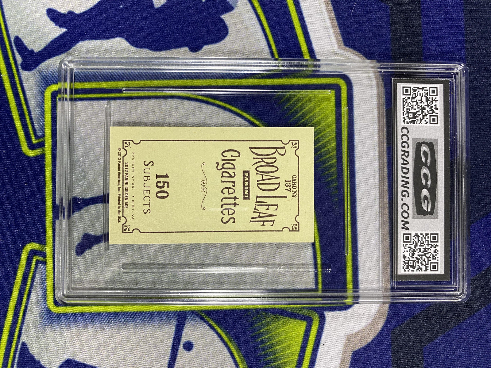 Earl Bernstein 2012 Panini Golden Age 137 CCG 10 RC