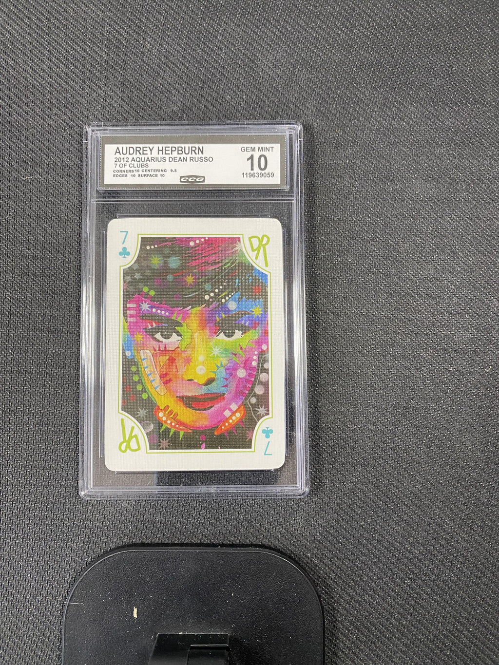 Audrey Hepburn 2012 Aquaris 7 of Clubs CCG 10 RC