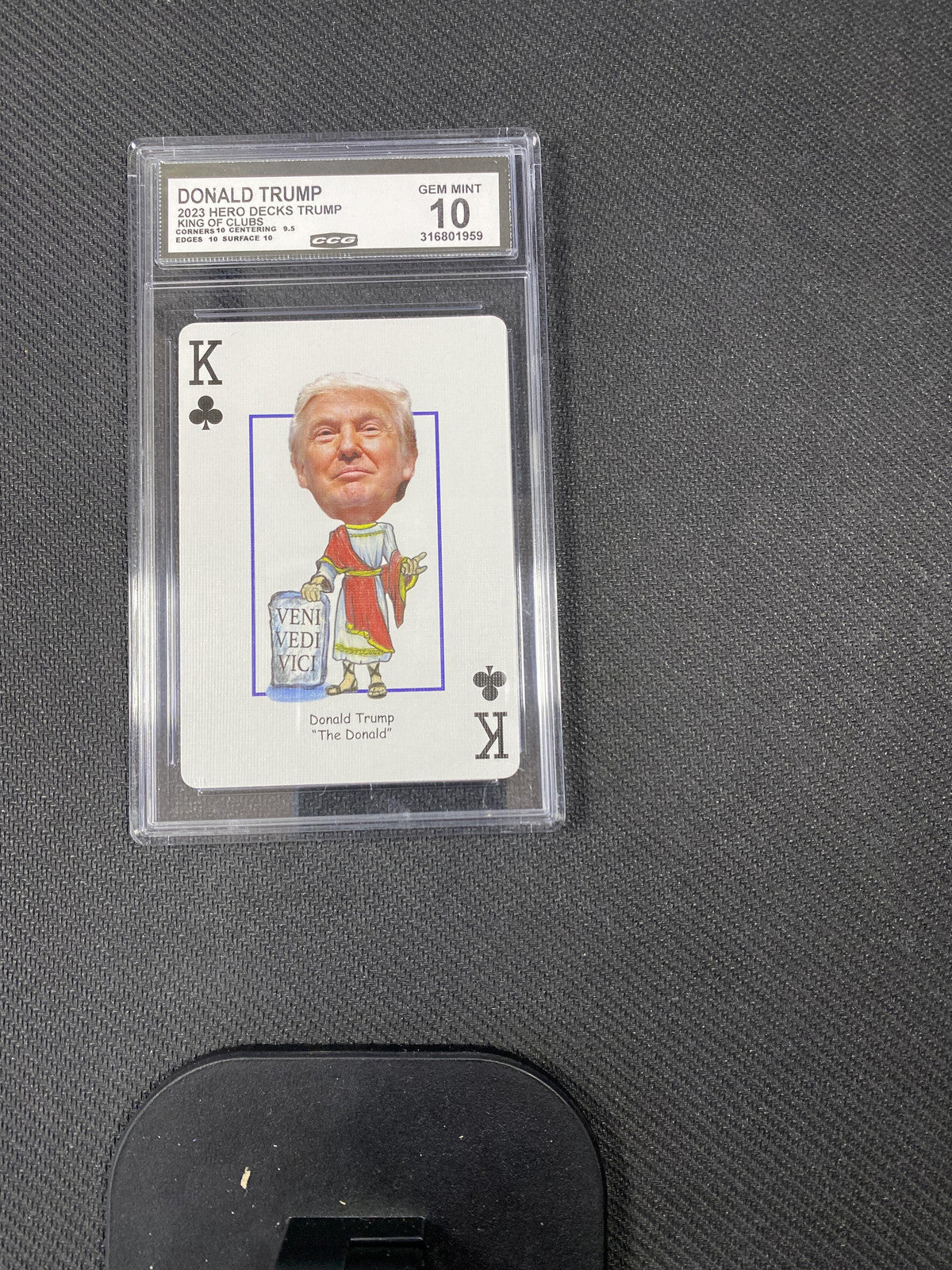 Donald Trump 2023 Hero Decks Trump King of Clubs CCG 10 RC
