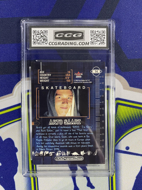 Arto Saari 2000 Fleer Adrenaline 14 CCG 9.5 RC