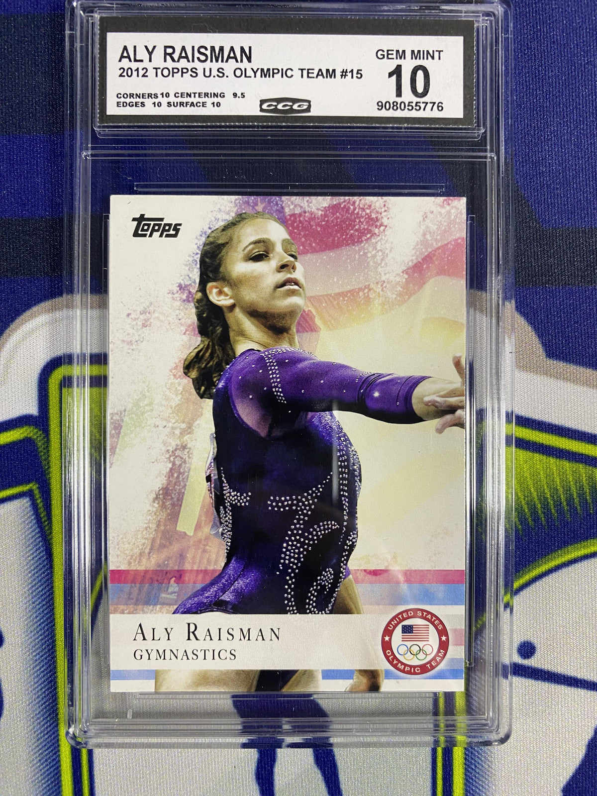 Aly Raisman 2012 Topps US Olympic Teams 15 CCG 10 RC