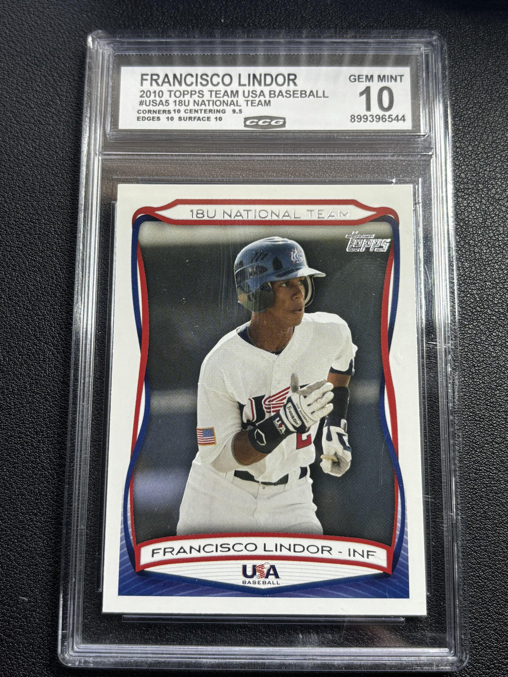 Francisco Lindor 2010 Topps Team Usa Baseball CCG 10