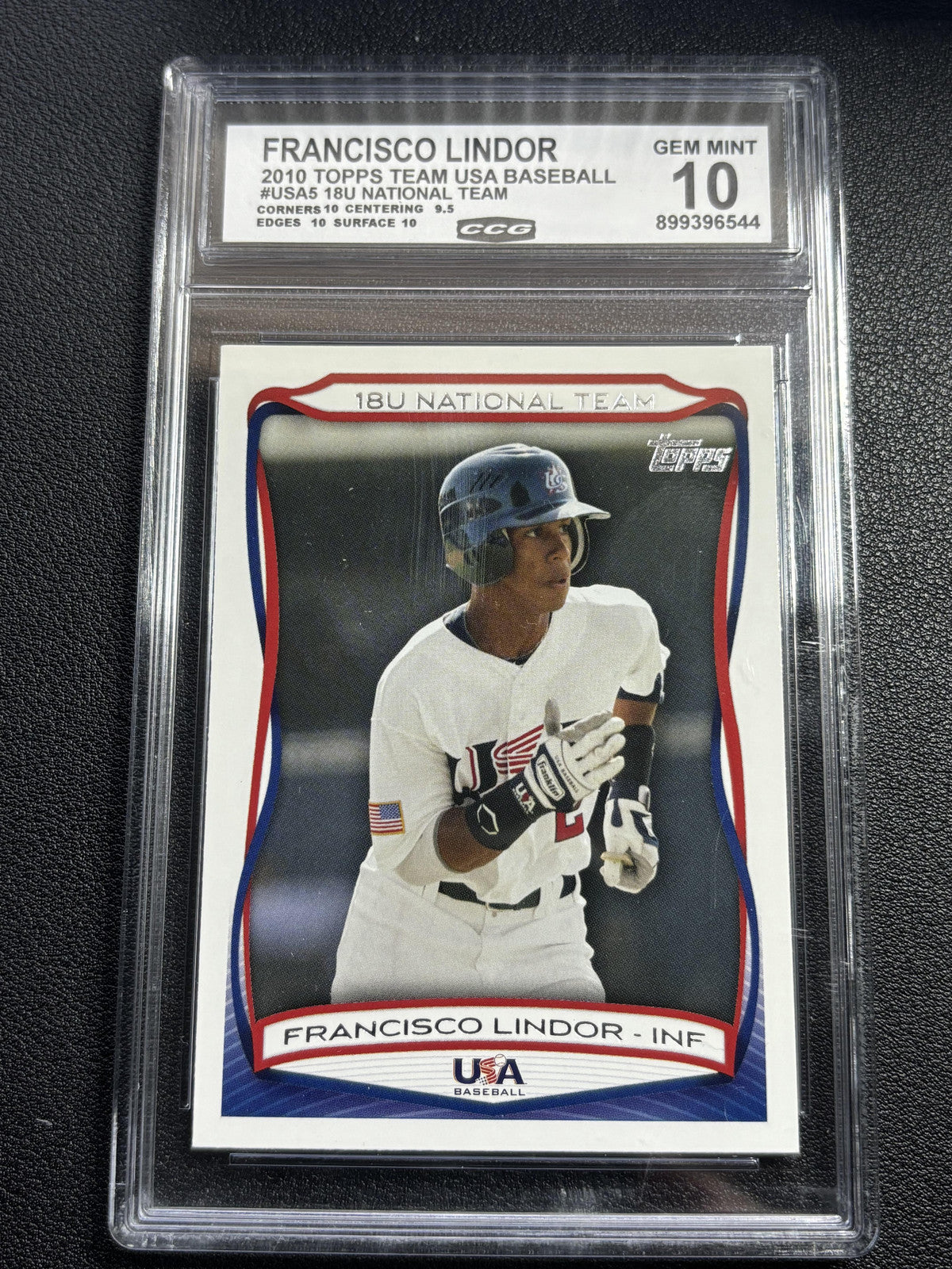 Francisco Lindor 2010 Topps Team Usa Baseball CCG 10