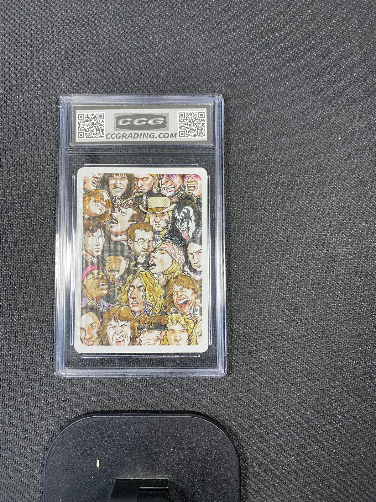 Alice Cooper 2022 Herd Decks Rock N' Roll Alice Cooper Six of Clubs CCG 10 RC