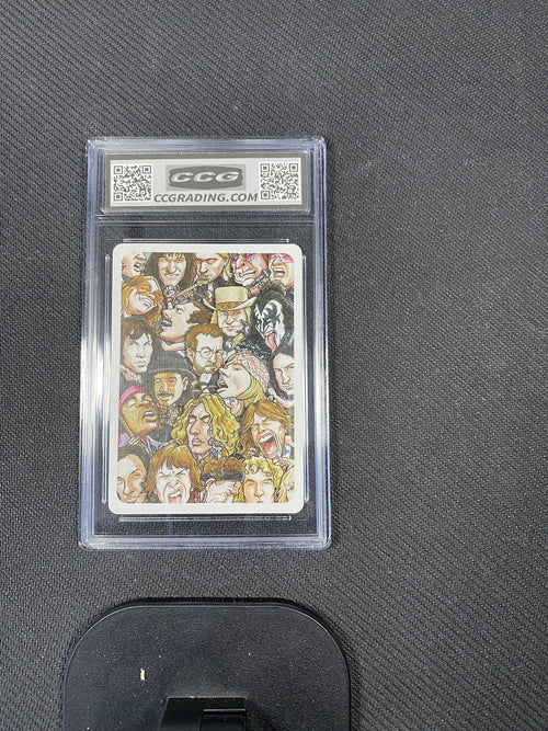 Alice Cooper 2022 Herd Decks Rock N' Roll Alice Cooper Six of Clubs CCG 10 RC