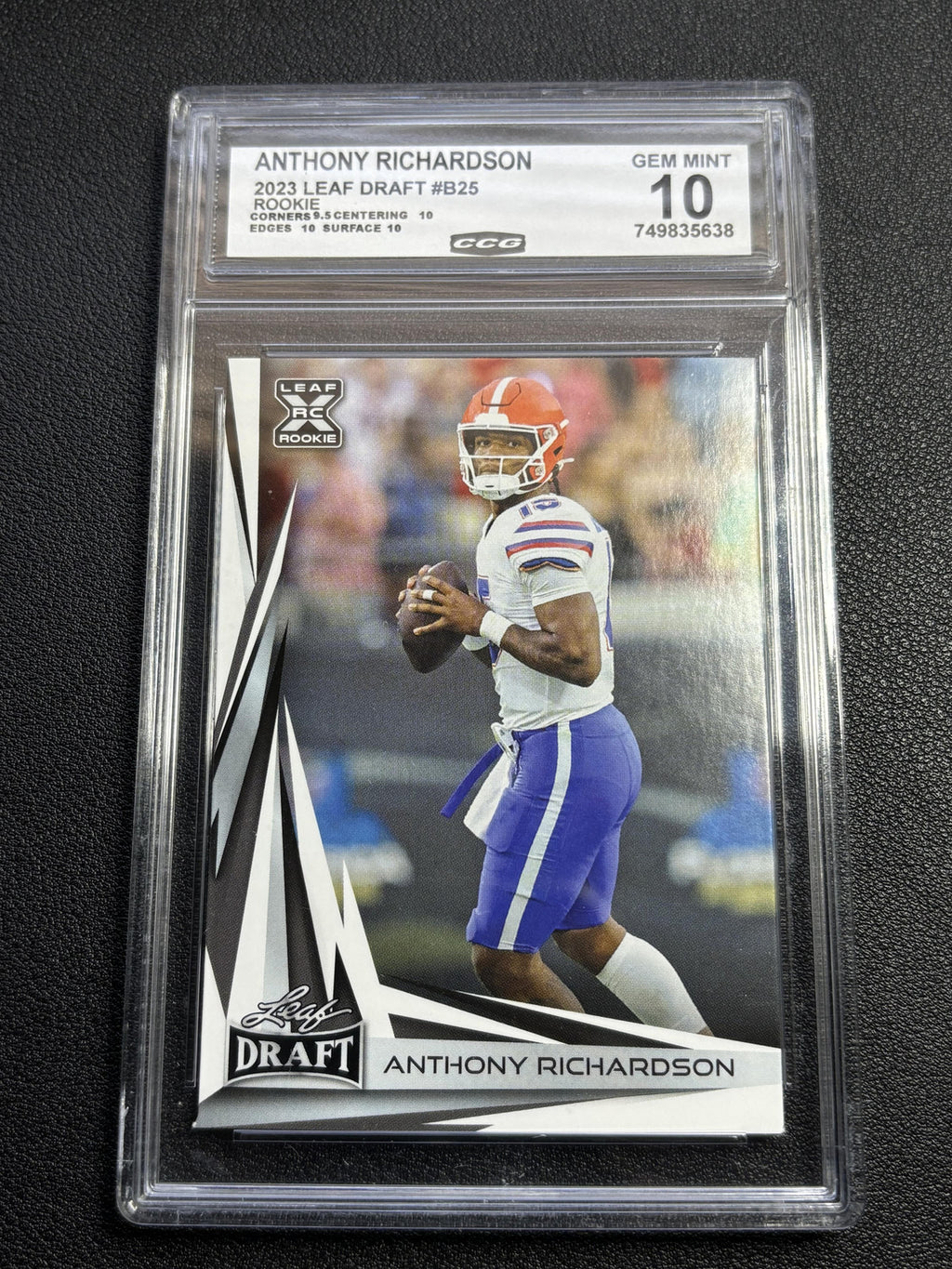 Anthony Richardson 2023 Leaf Draft Rookie CCG 10