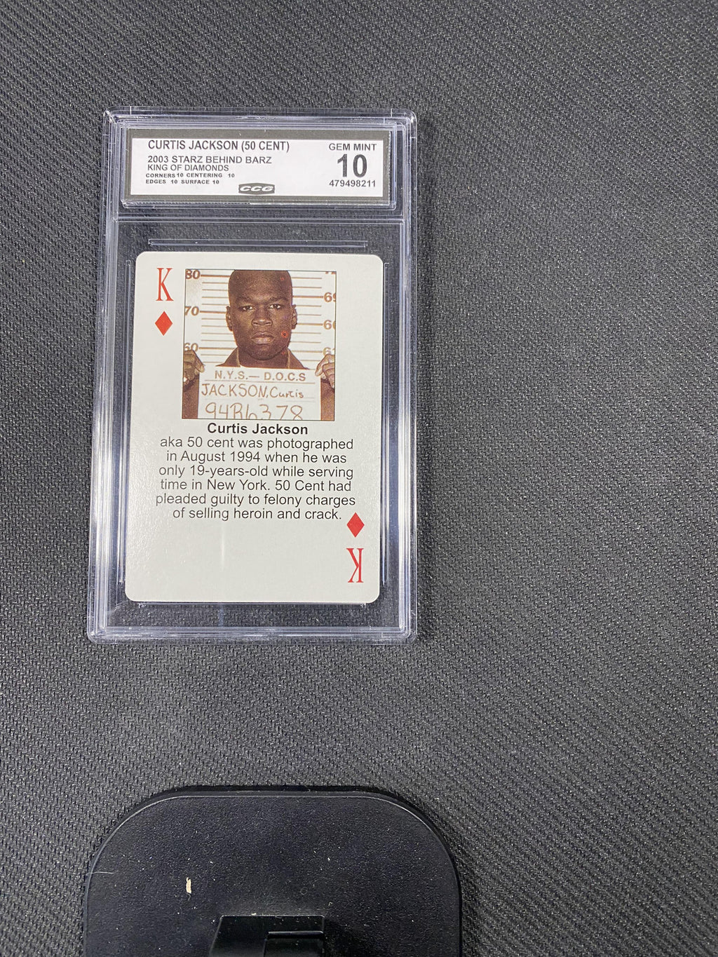 50 Cent 2003 Starz Behind Barz CCG 10 RC