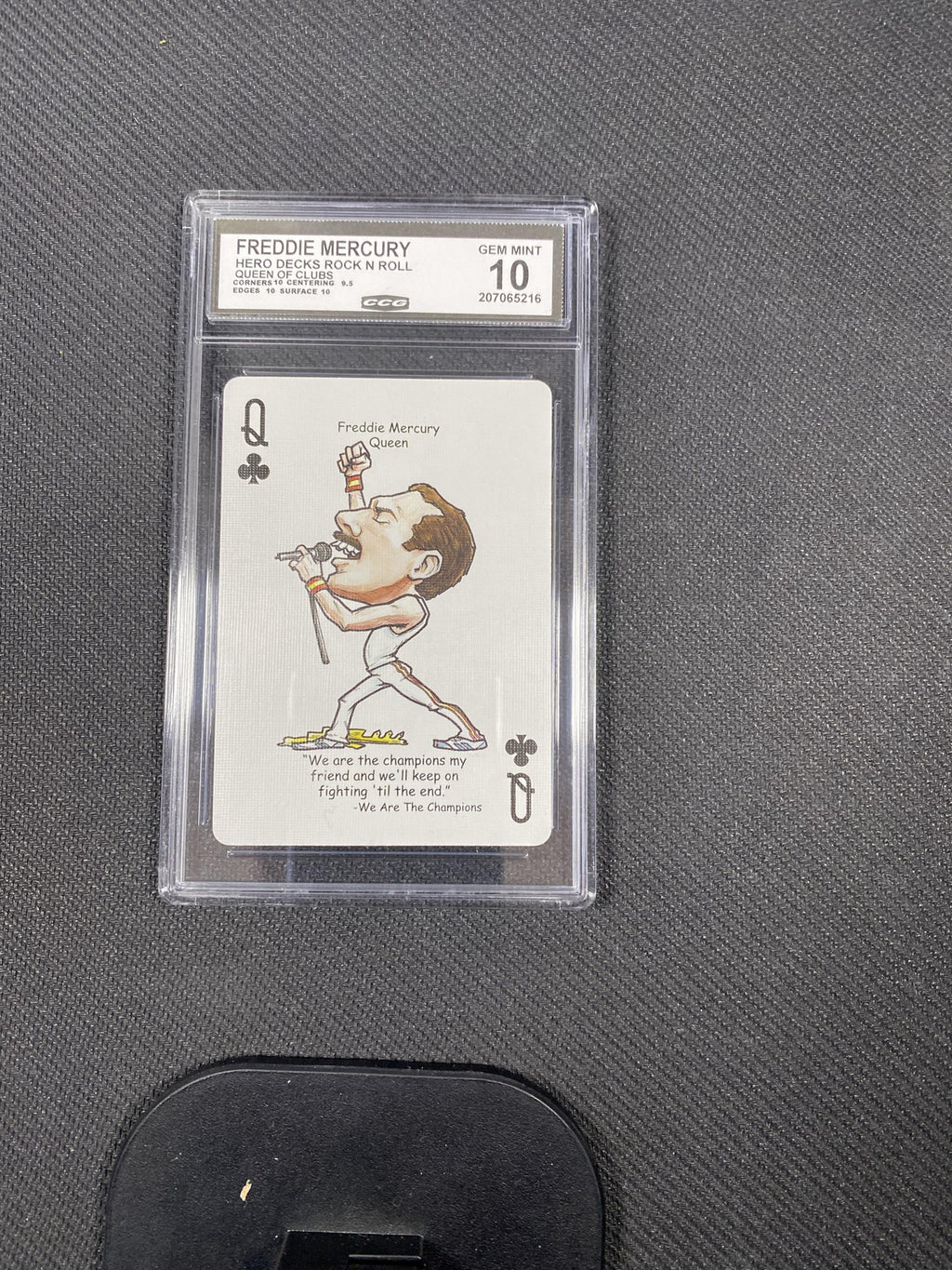 Freddie Mercury 2022 Hero Decks Rock N' Roll Queen of Clubs CCG 10 RC