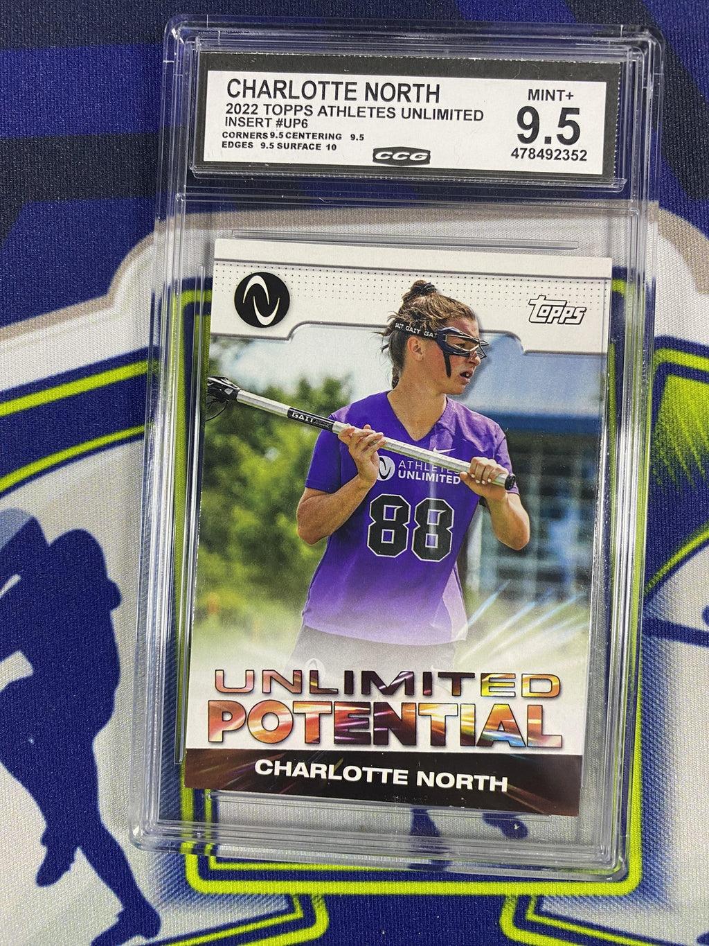 Charlotte North 2022 Topps Athletes Unlimited UP6 CCG 10 RC
