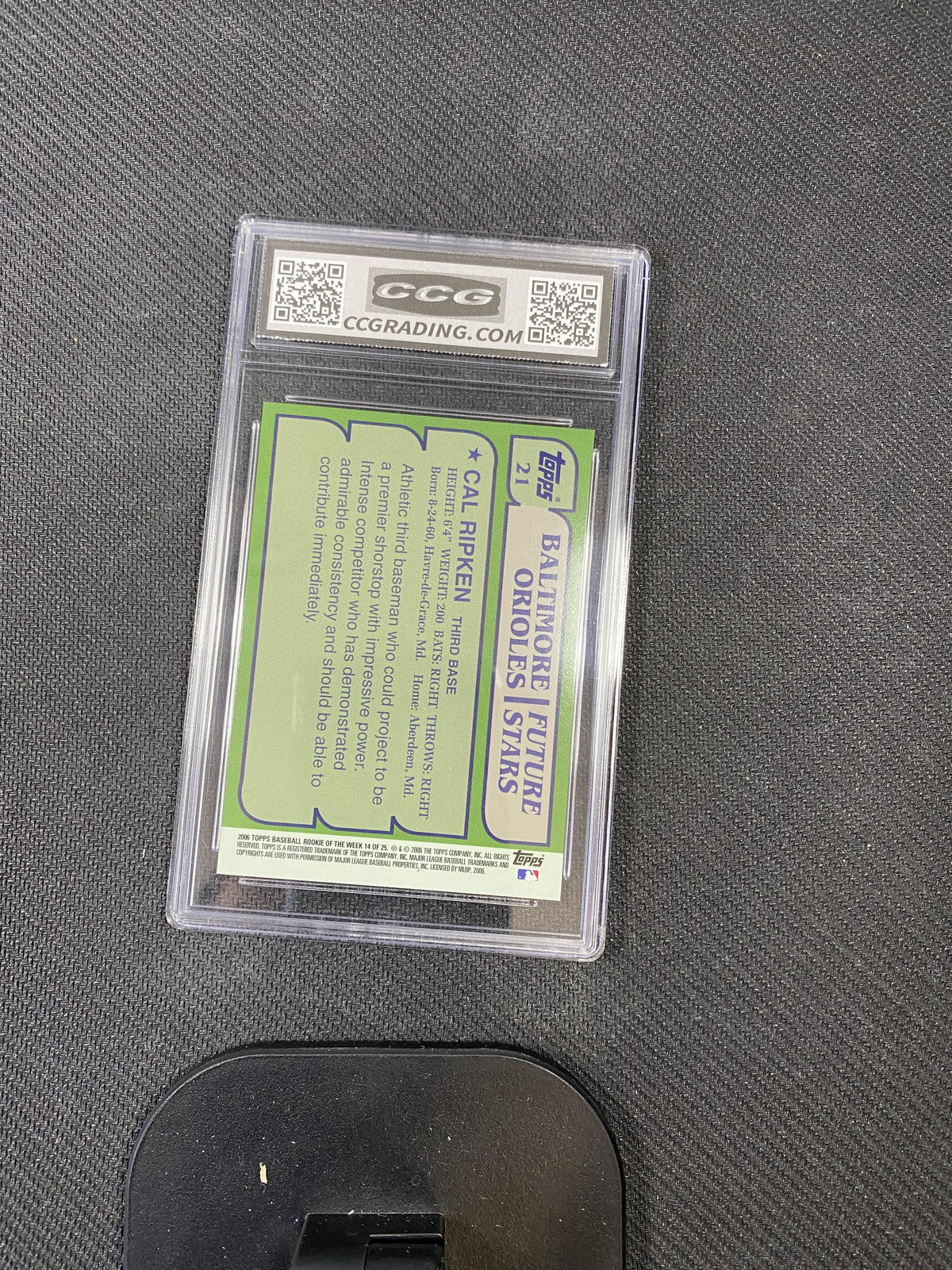 Cal Ripken 2006 Topps 1982 Topps Reprint 14 CCG 10 RC