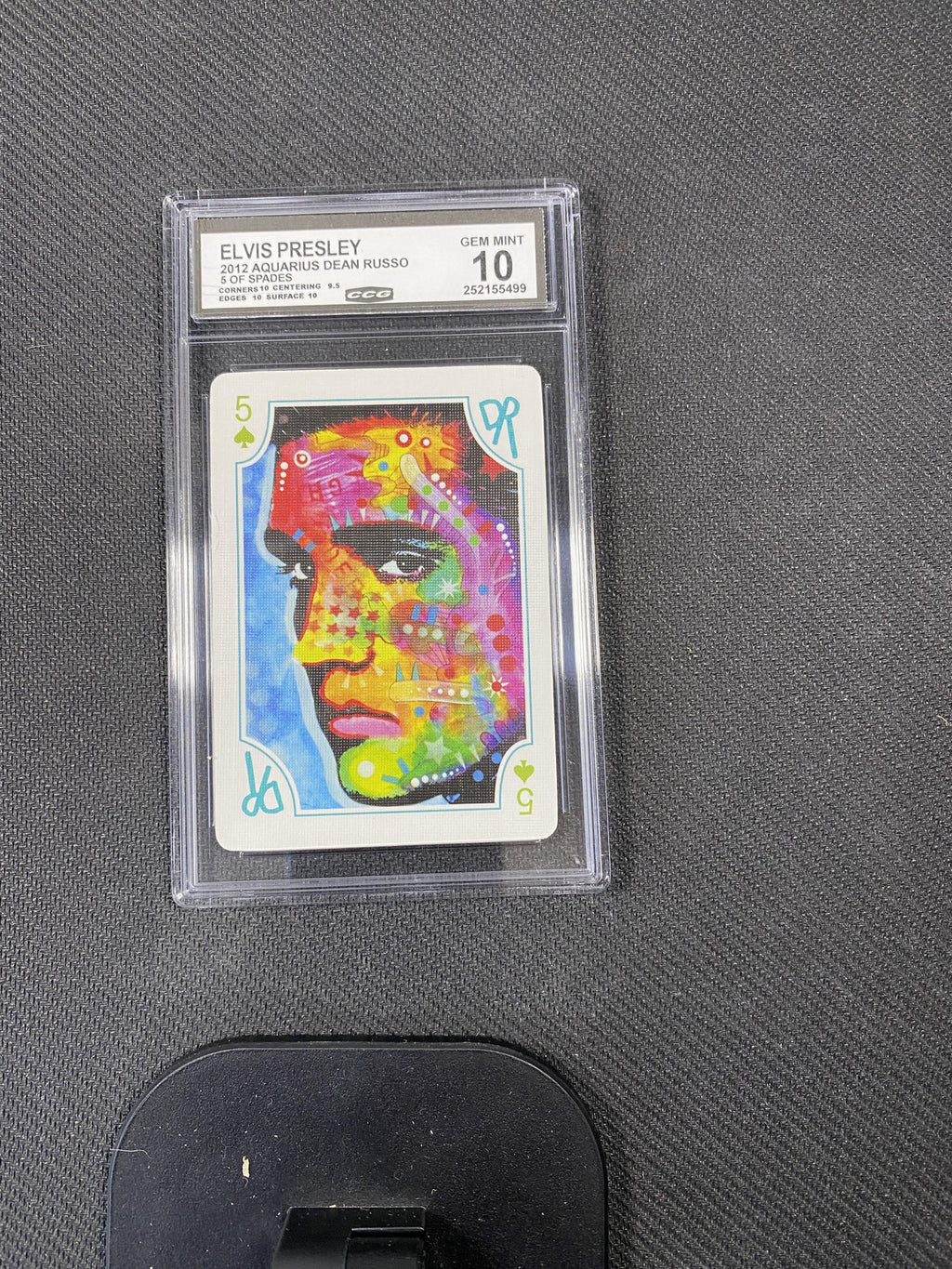Elvis Presley 2012 Aquaris 5 of Spades CCG 10 RC