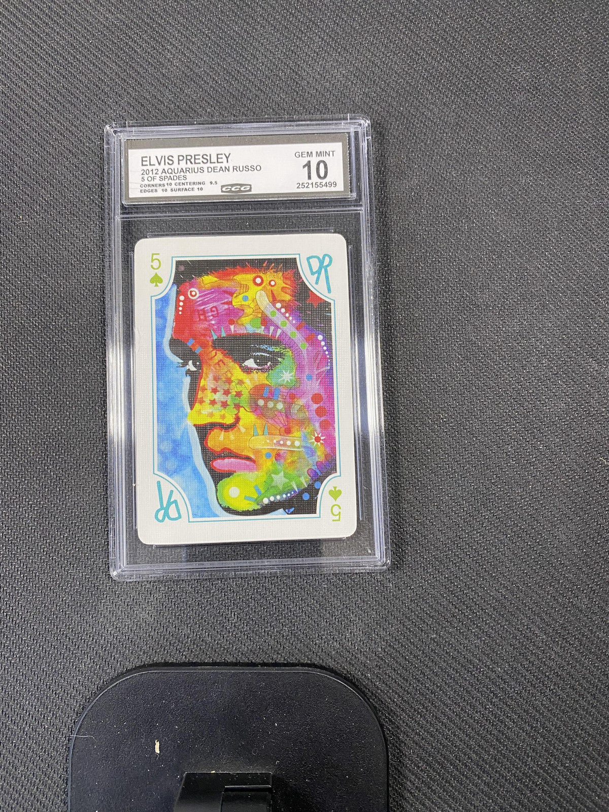 Elvis Presley 2012 Aquaris 5 of Spades CCG 10 RC
