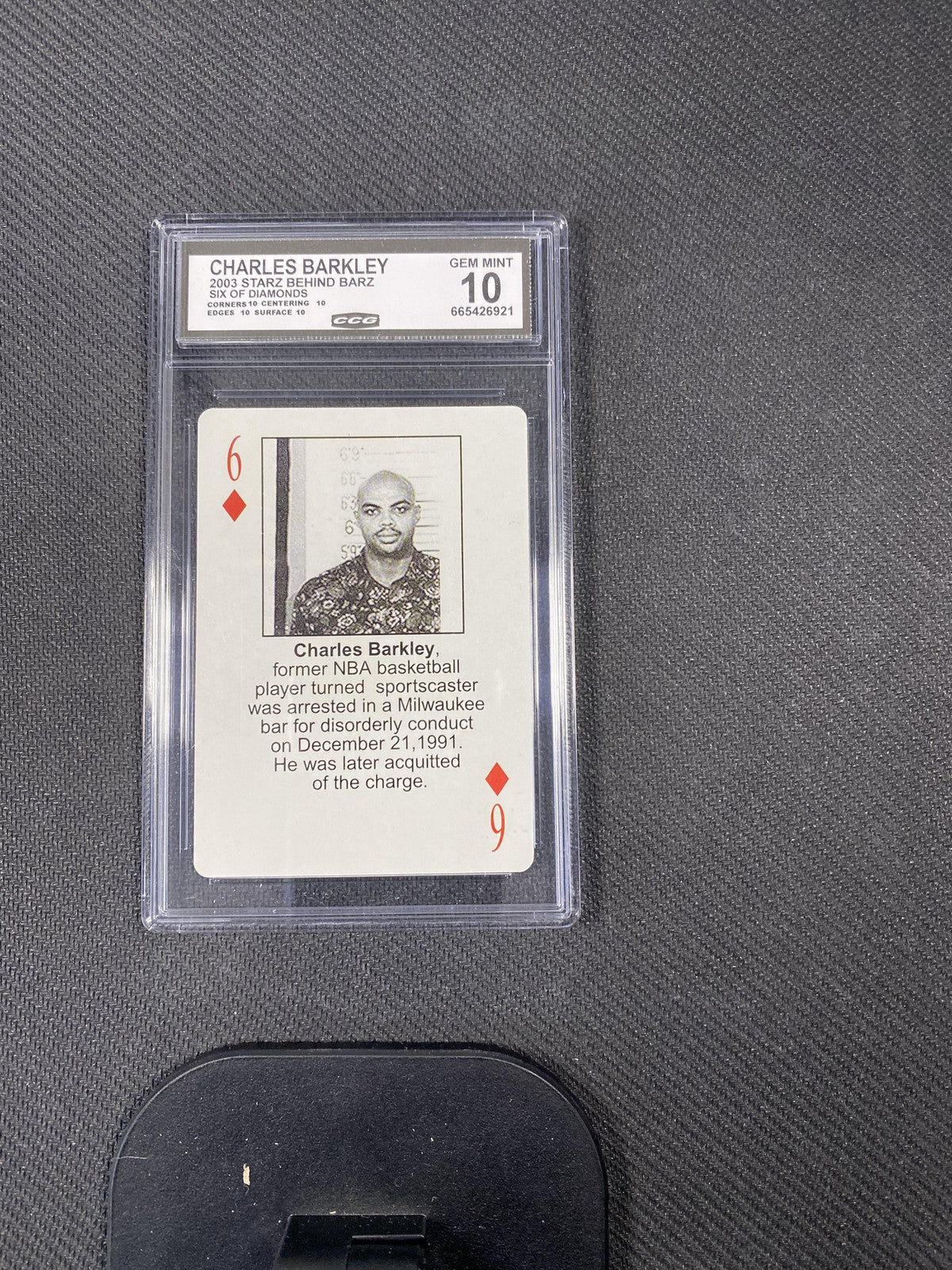 Charles Barkley 2003 Starz Behind Barz CCG 10 RC