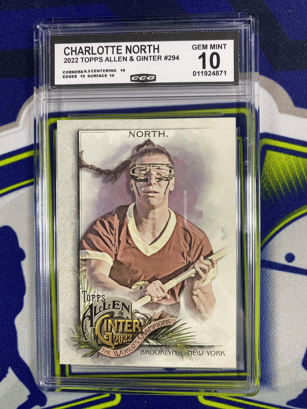 Charlotte North 2022 Topps Allen & Ginter 294 CCG 10 RC
