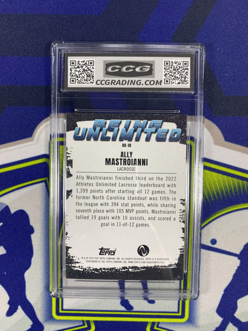 Ally Mastrioanni 2022 Topps Athletes Unlimited BU18 CCG 10 RC