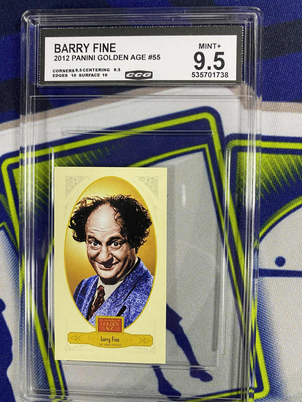 Barry Fine 2012 Panini Golden Age 55 CCG 9.5 RC