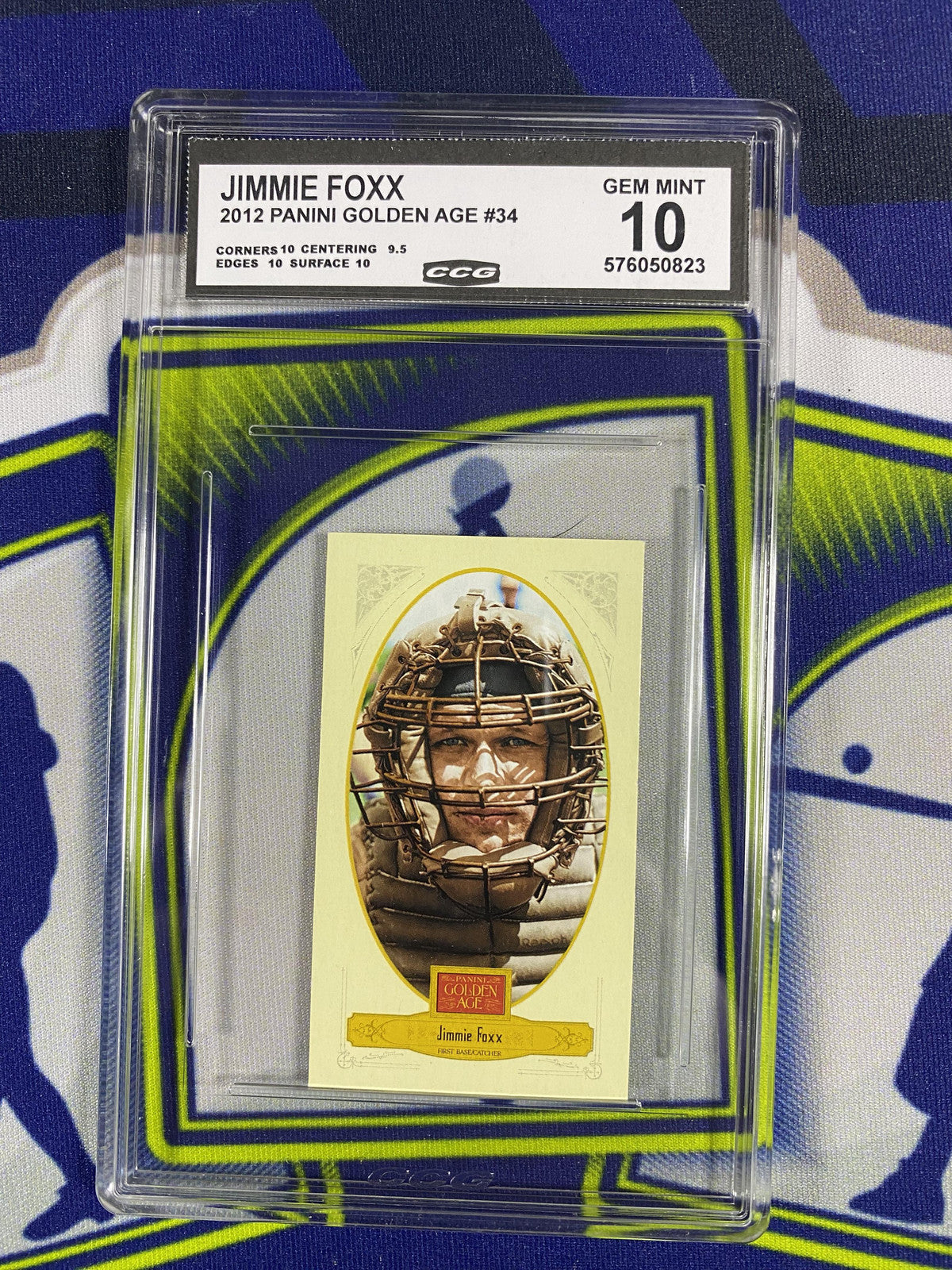 Jimmie Foxx 2012 Panini Golden Age 34 CCG 10 RC