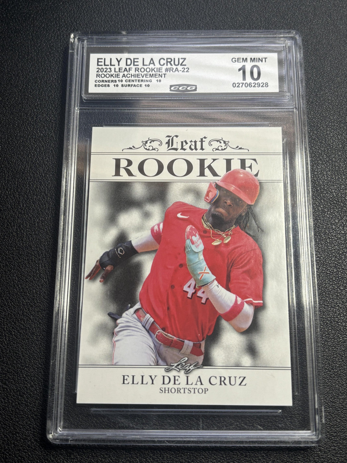 Elly De La Cruz 2023 Leaf Rookie Rookie Achievement CCG 10