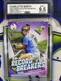 Charlotte North 2022 Topps Athletes Unlimited RB11 CCG 9.5 RC