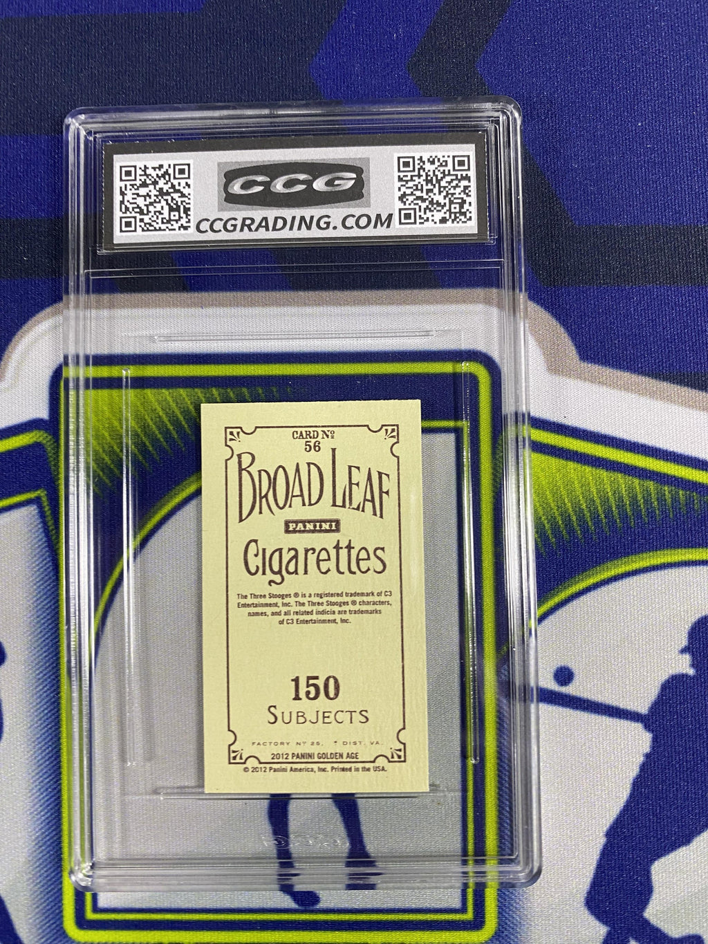 Curly Howard 2012 Panini Golden Age 56 CCG 10 RC
