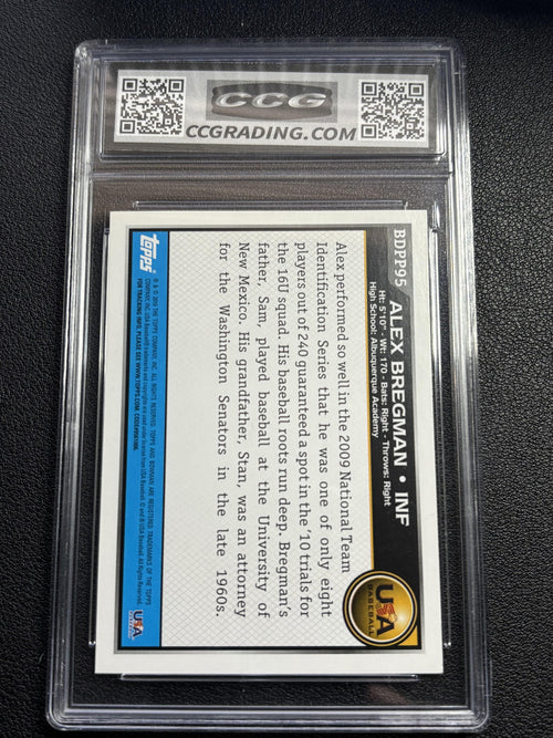 Alex Bregman 2010 Bowman Draft Picks CCG 10
