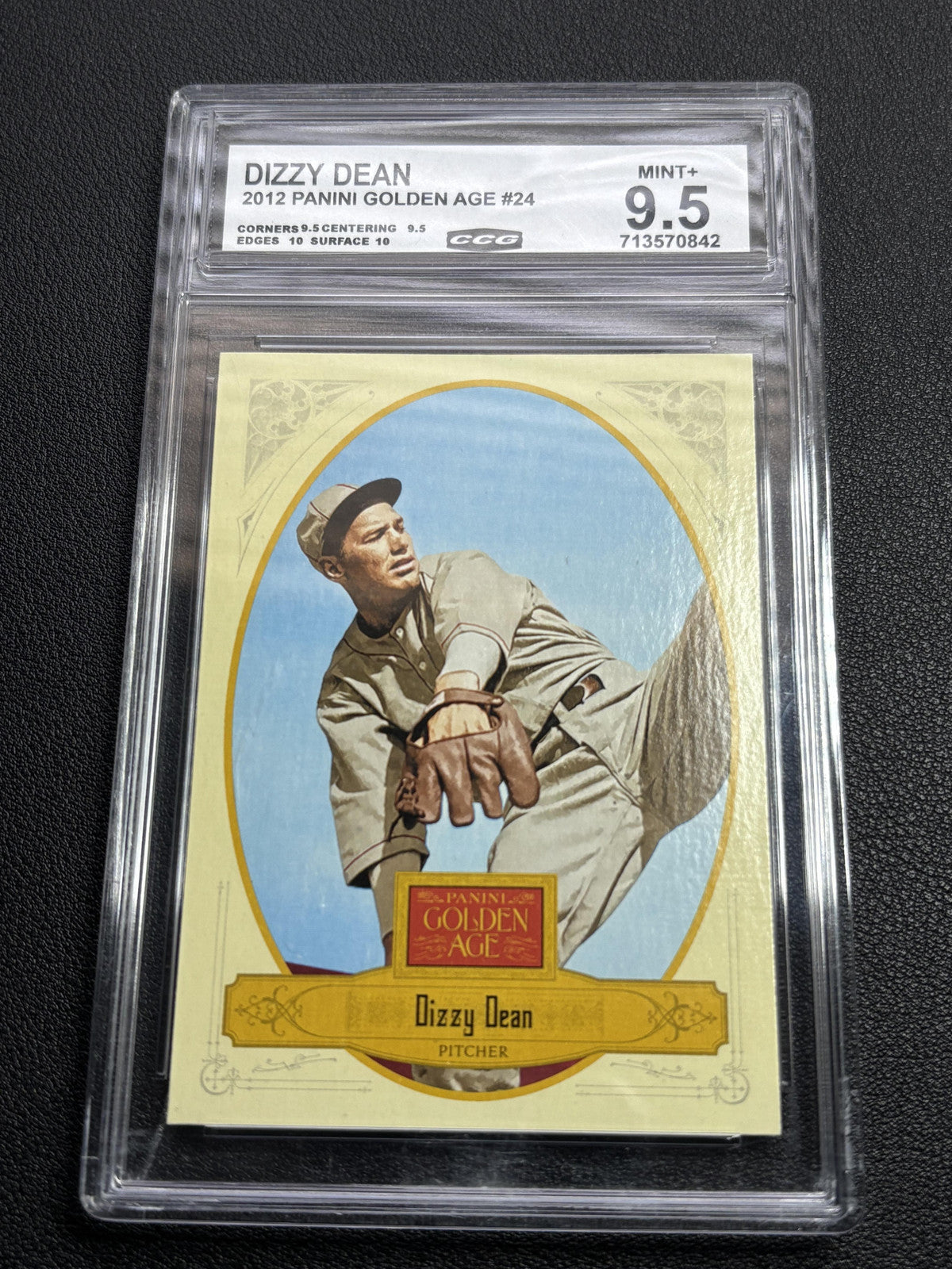 Dizzy Dean 2012 Panini Golden Age CCG 9.5