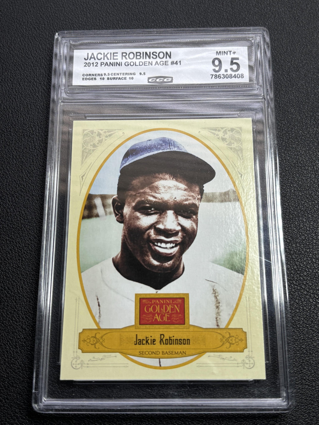 Jackie Robinson 2012 Panini Golden Age CCG 9.5