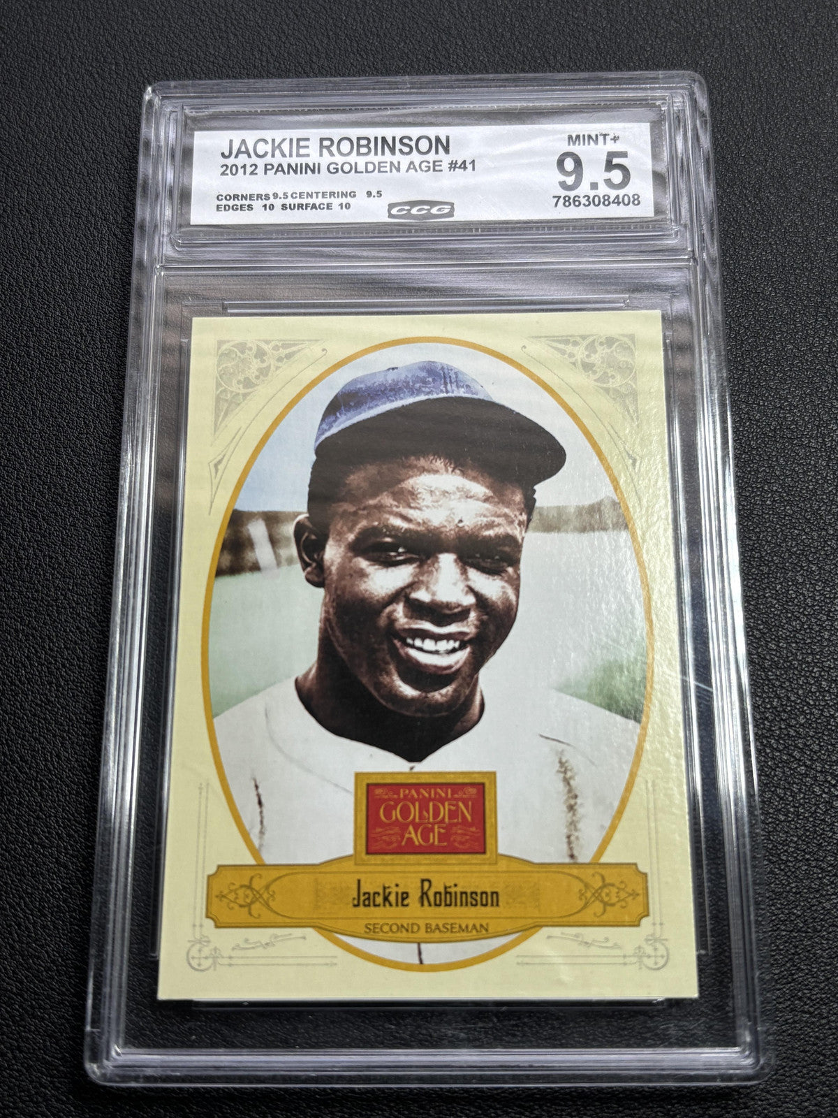 Jackie Robinson 2012 Panini Golden Age CCG 9.5