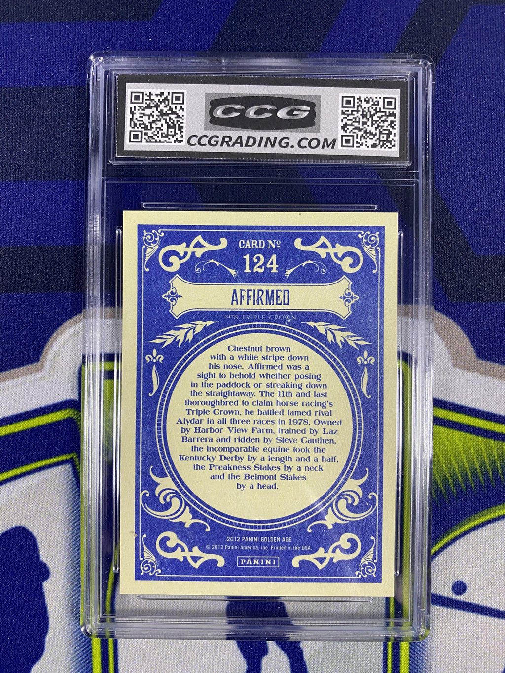 Affirmed 2012 Panini Golden Age 124 CCG 10 RC