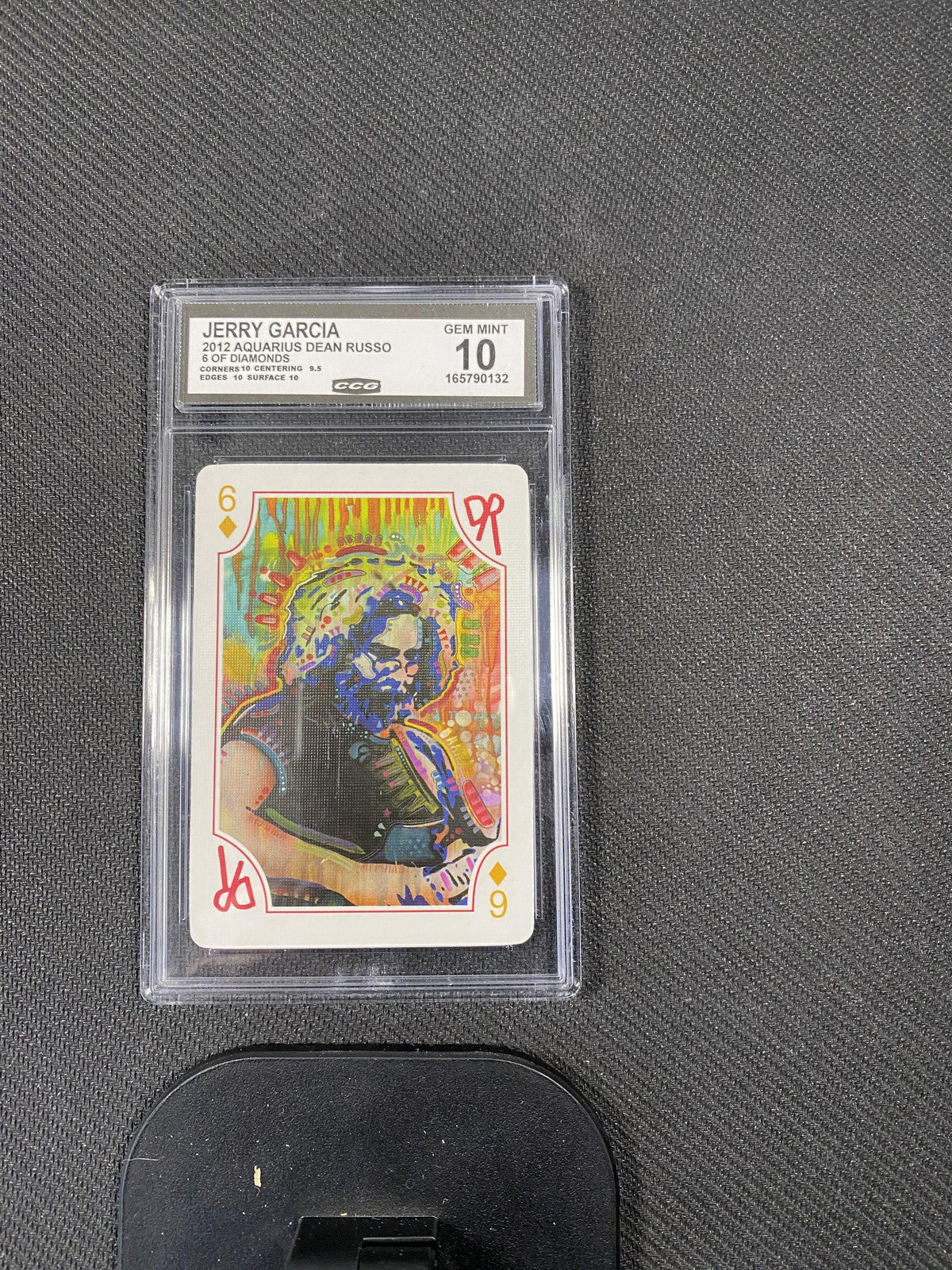 Jerry Garcia 2012 Aquaris 6 of Diamonds CCG 10 RC