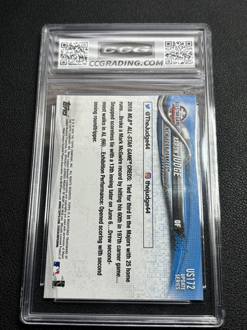 Aaron Judge 2018 Topps Update Series CCG 10