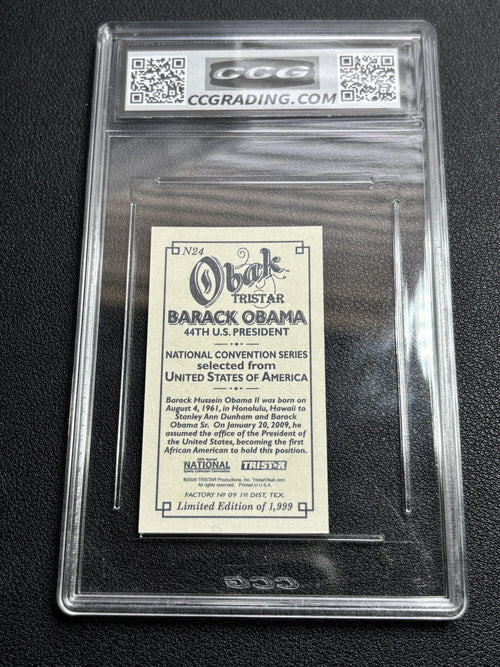 Barack Obama 2009 Tristar Obak CCG 10