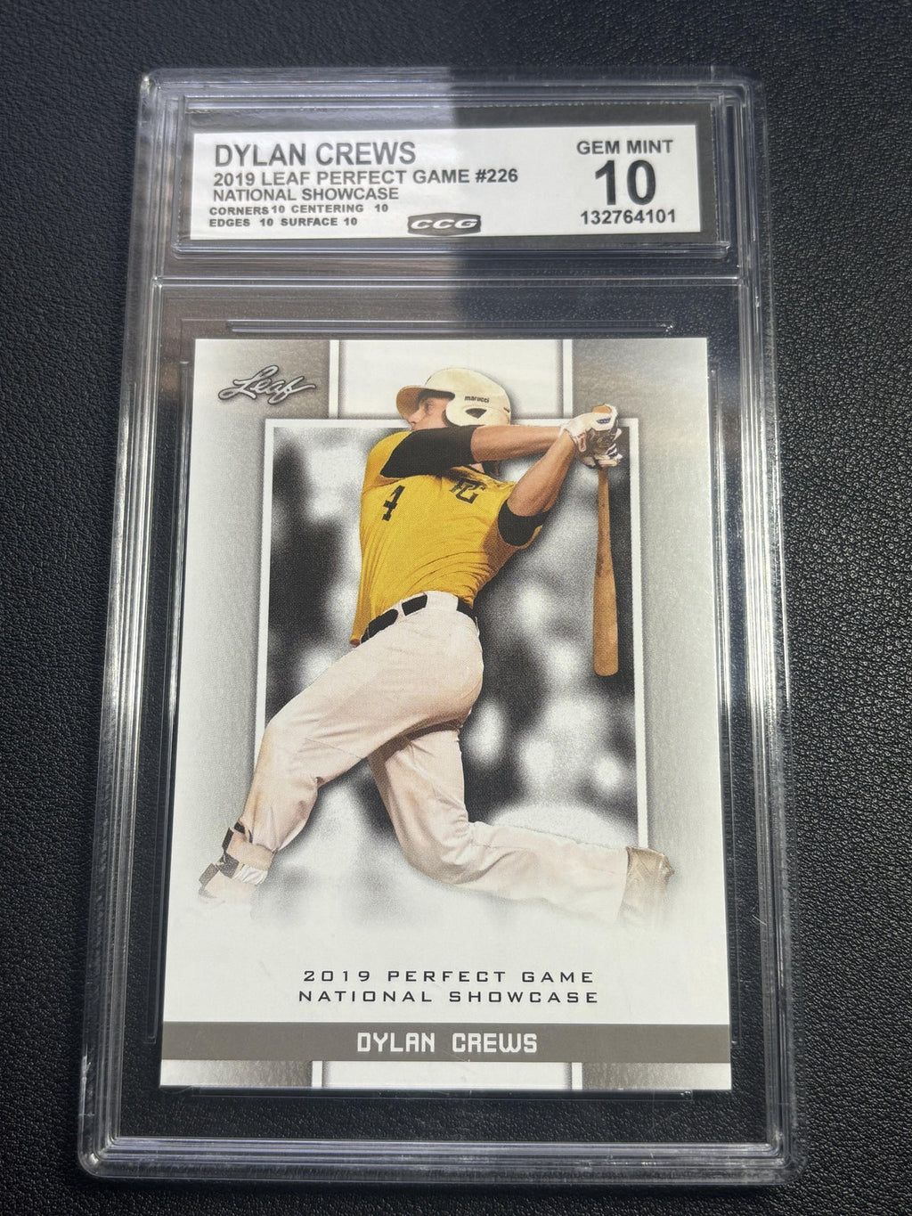 Dylan Crews 2019 Leaf Perfect Game CCG 10