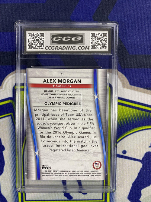 Alex Morgan 20142021 Topps Olympic Pedigree 242 Soccer CCG 10 RC