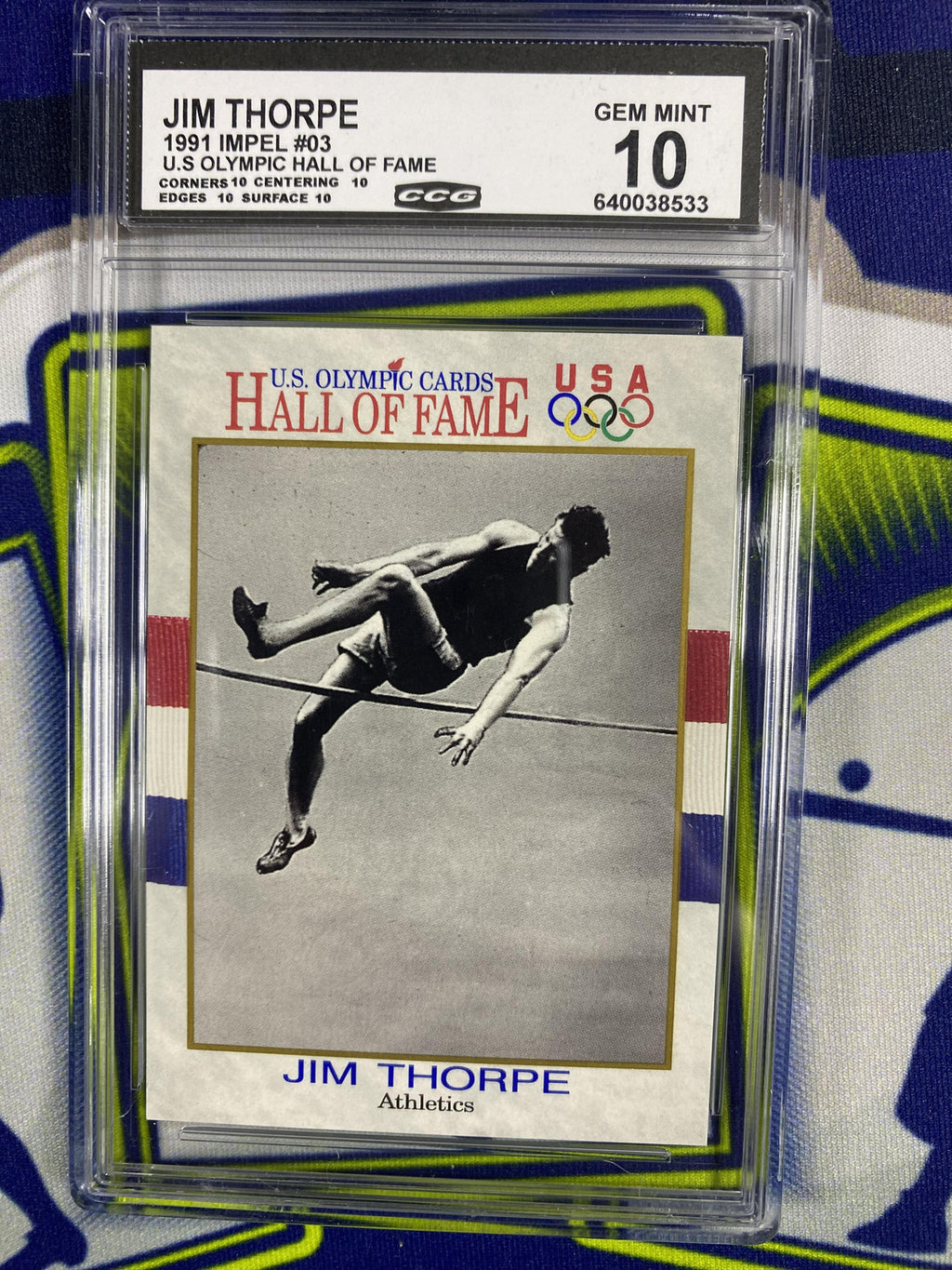 Jim Thorpe 1991 Impel US HOF 3 CCG 10 RC