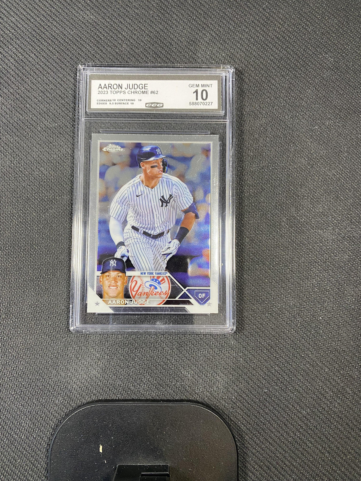 Aaron Judge 2023 Topps Chrome 62 CCG 10 RC