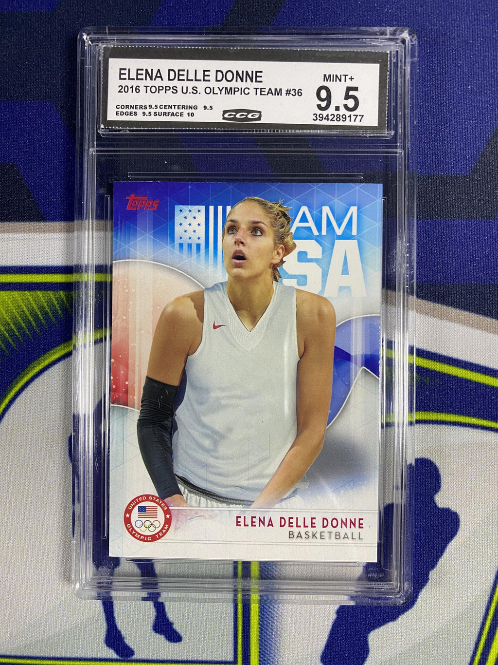 Elena Delle Donne 2016 Topps US Olympic Team 36 CCG 10 RC