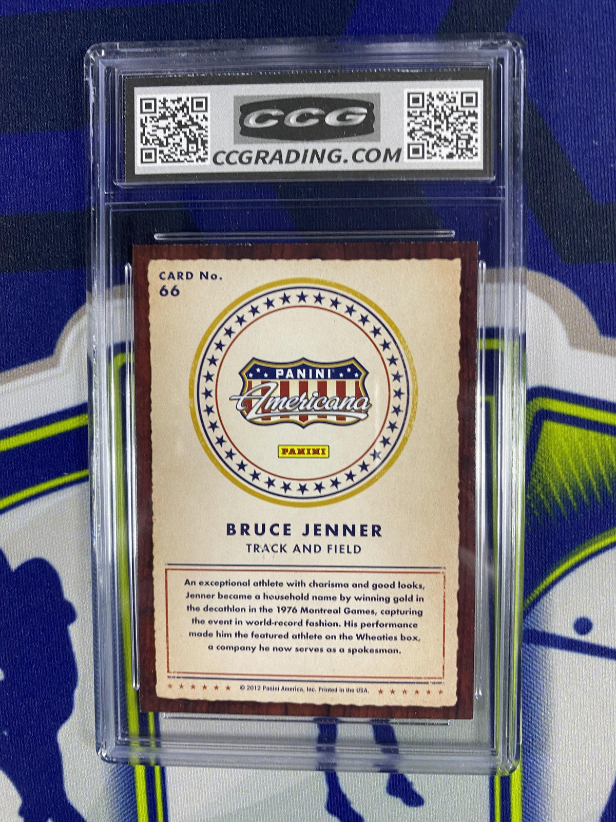 Bruce Jenner 2012 Panini Americaz 66 Heroes & Legends CCG 10 RC