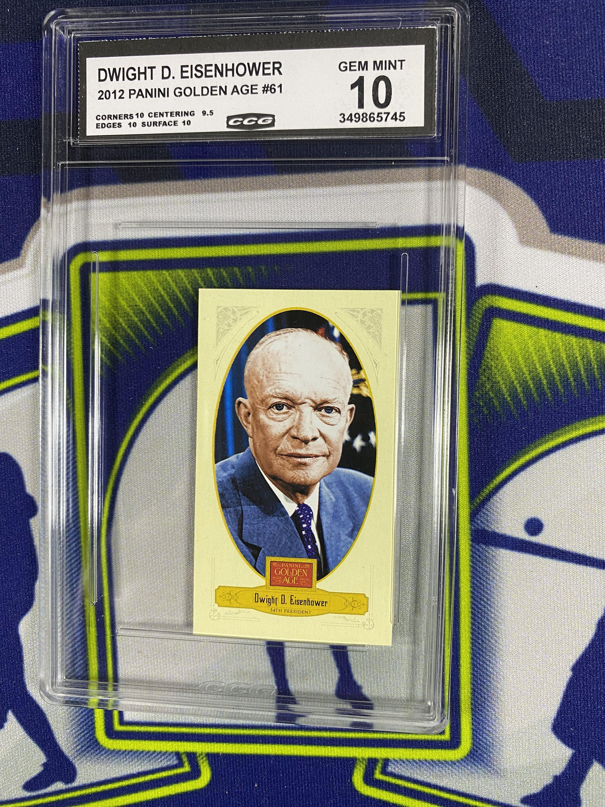 Dwight D Eisenhower 2012 Panini Golden Age 61 CCG 10 RC