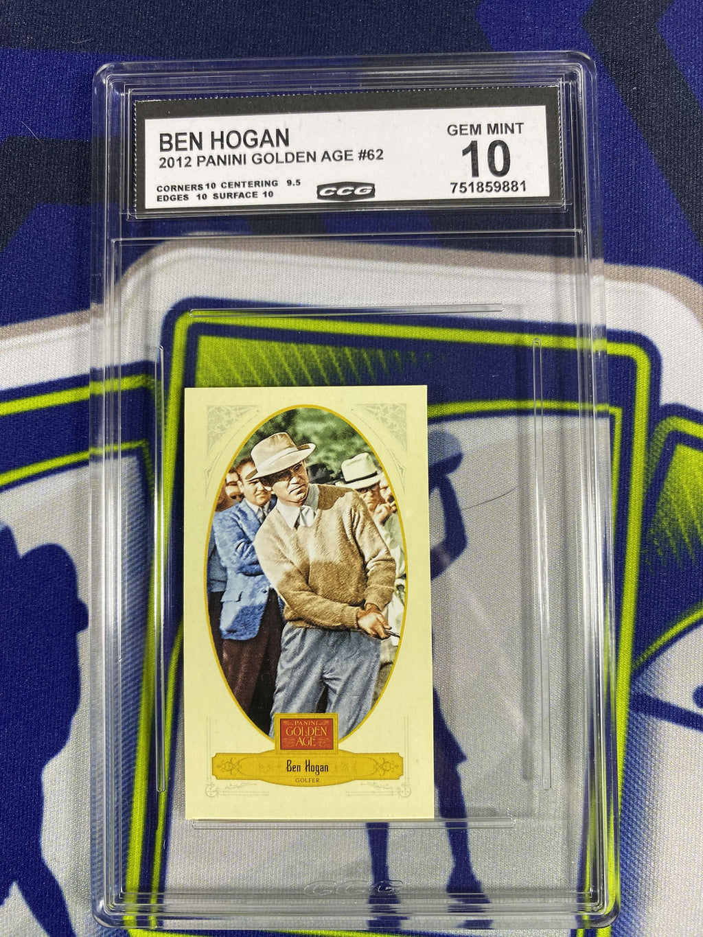 Ben Hogan 2012 Panini Golden Age 62 CCG 10 RC