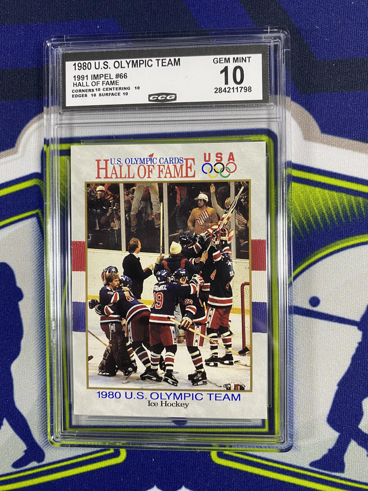 1980 Olympic Team 1980 Impel Hall of Fame 66 CCG 10 RC