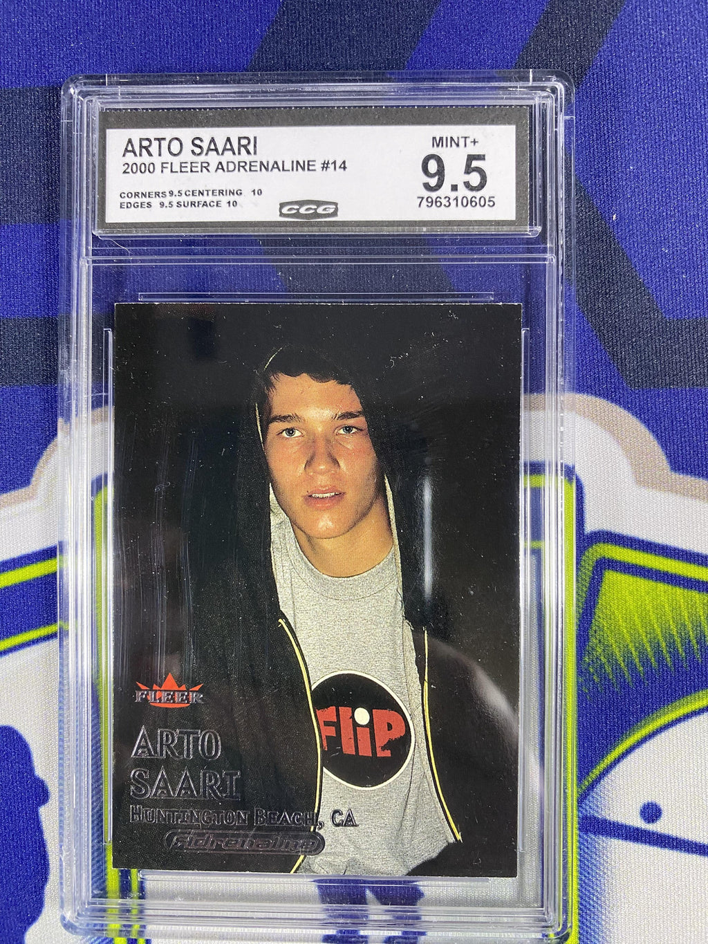 Arto Saari 2000 Fleer Adrenaline 14 CCG 9.5 RC