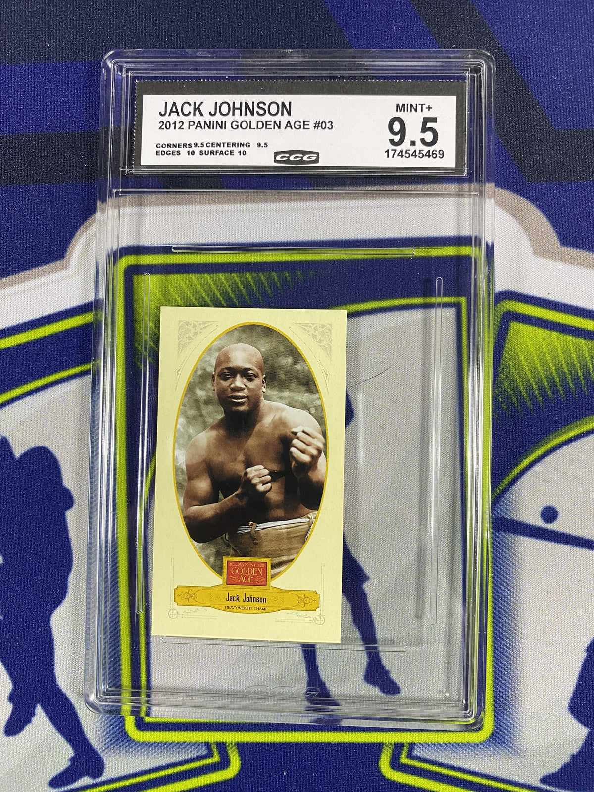 Jack Johnson 2012 Panini Golden Age 3 CCG 9.5 RC