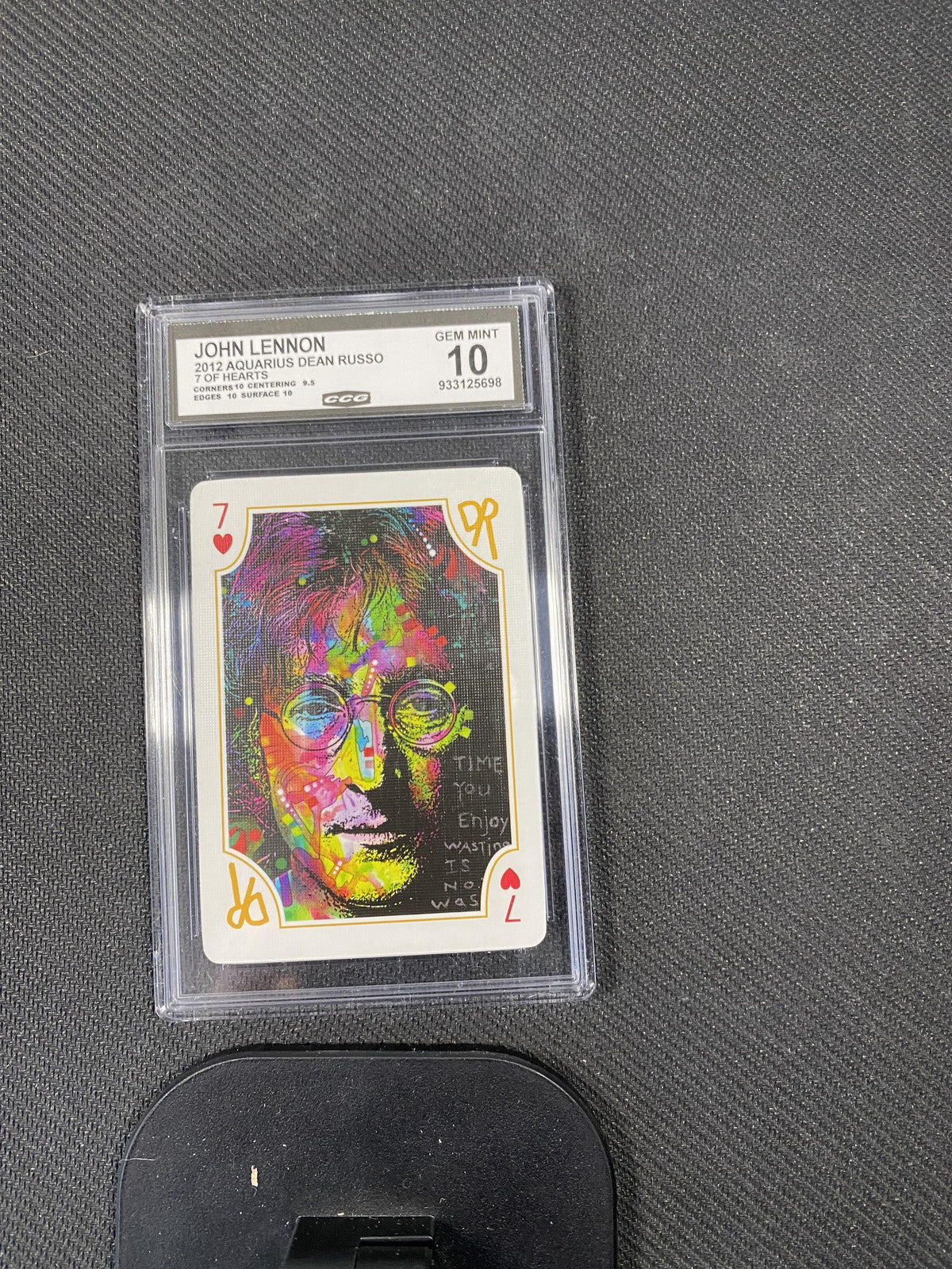 Dean Russo 2012 Aquaris 7 of Hearts CCG 10 RC