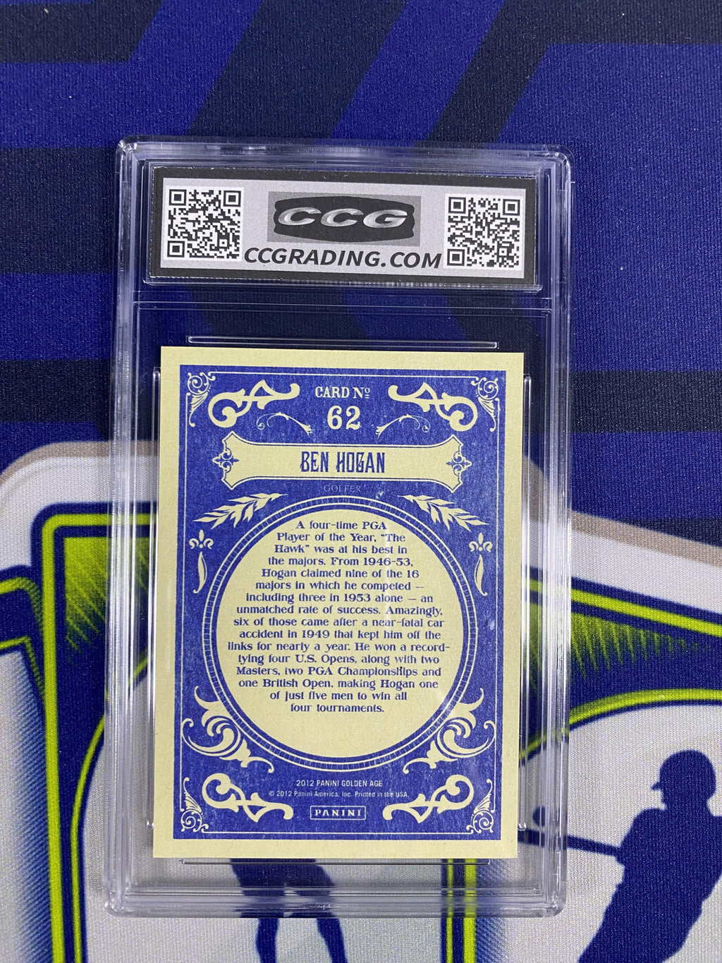 Ben Hogan 2012 Panini Golden Age 62 CCG 10 RC