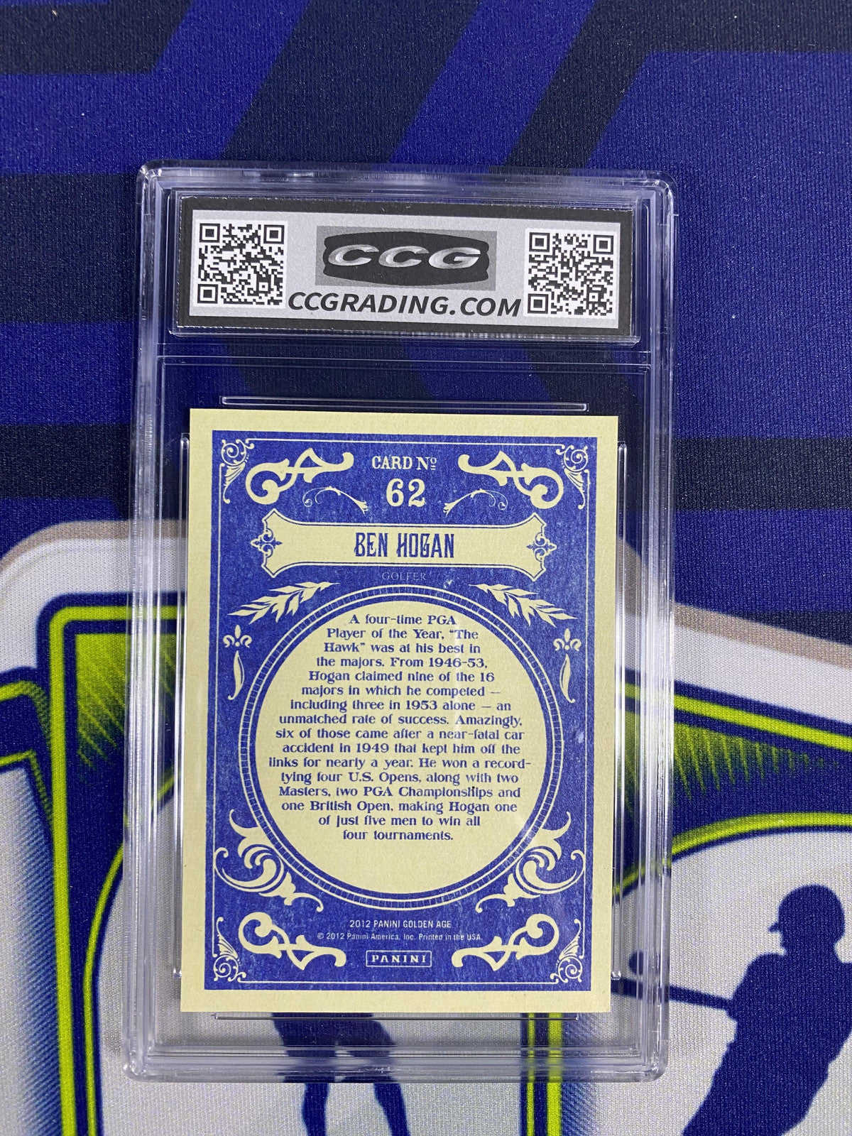 Ben Hogan 2012 Panini Golden Age 62 CCG 10 RC