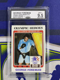 George Foreman 1983 Topps M&Ms 14 Olympic Heroes CCG 9.5 RC